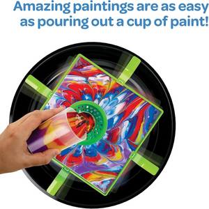 Crayola Washable Paint and Pour Art Set Tie Dye Marble Painting Kit for Kids 6+