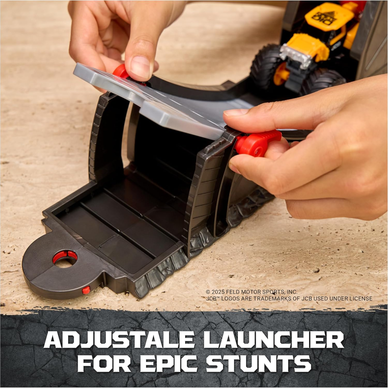 Monster Jam Smash & Bash SmashBot Playset with Launcher Monster Truck
