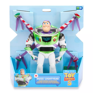 Toy Story 5 Buzz Lightyear Transforming Action Figure With Pop-up Jetpack Wings