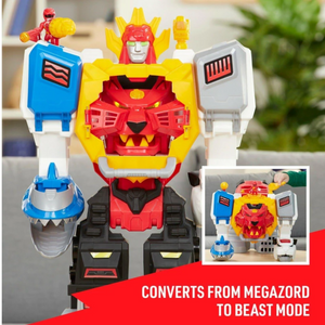 Playskool Heroes Giant 2 Feet Power Rangers Morphin 2-in-1 Megazord Ages 3+ Play