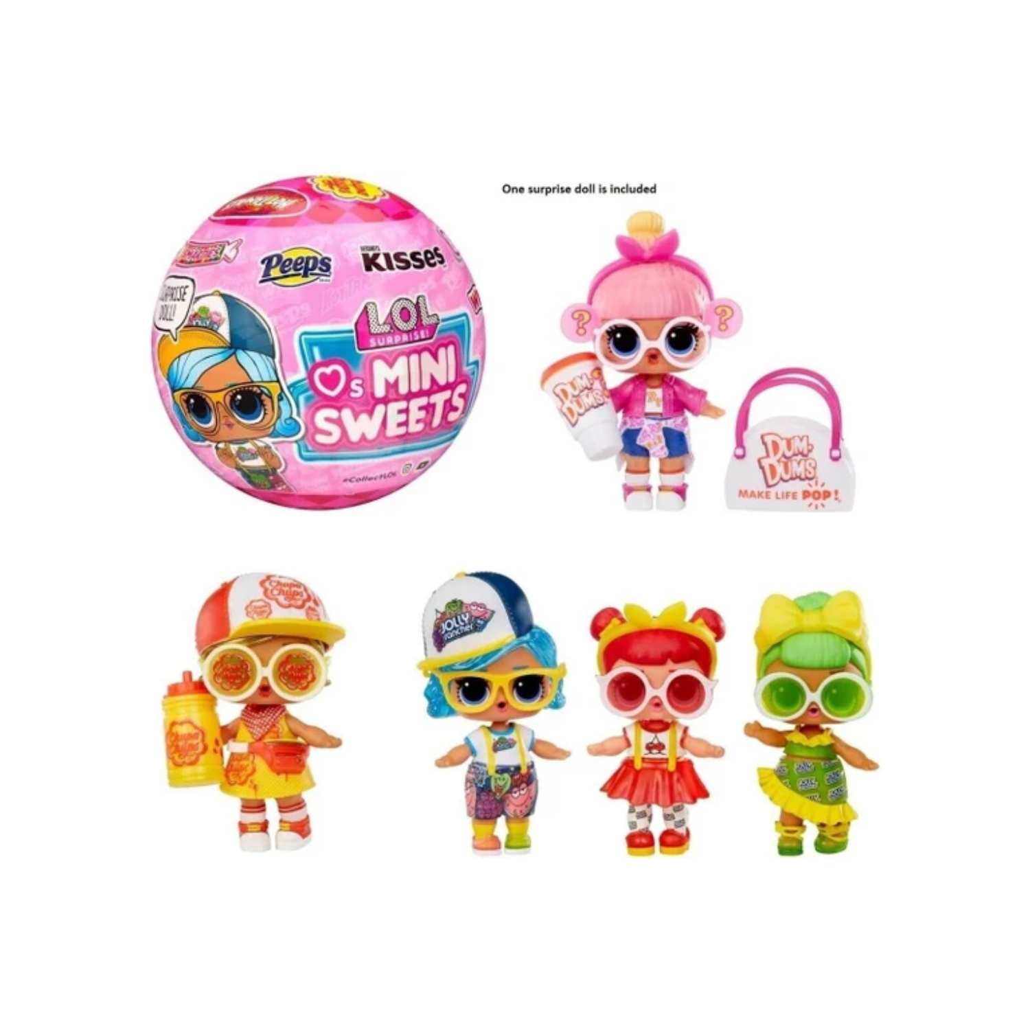 L.O.L. Surprise Loves Mini Sweets Dolls with 8 Surprises Candy Theme LOL Toy