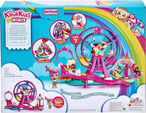 Kindi Kids Minis Collectable Ferris Wheel and Posable Bobble Head Figurine Toy