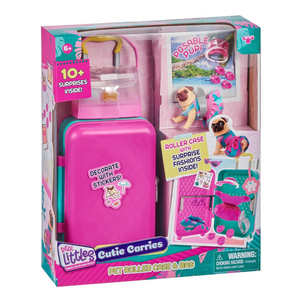 Real Littles Collectible Micro Suitcase Puppy Carrier 12 Accessories Play SetFun