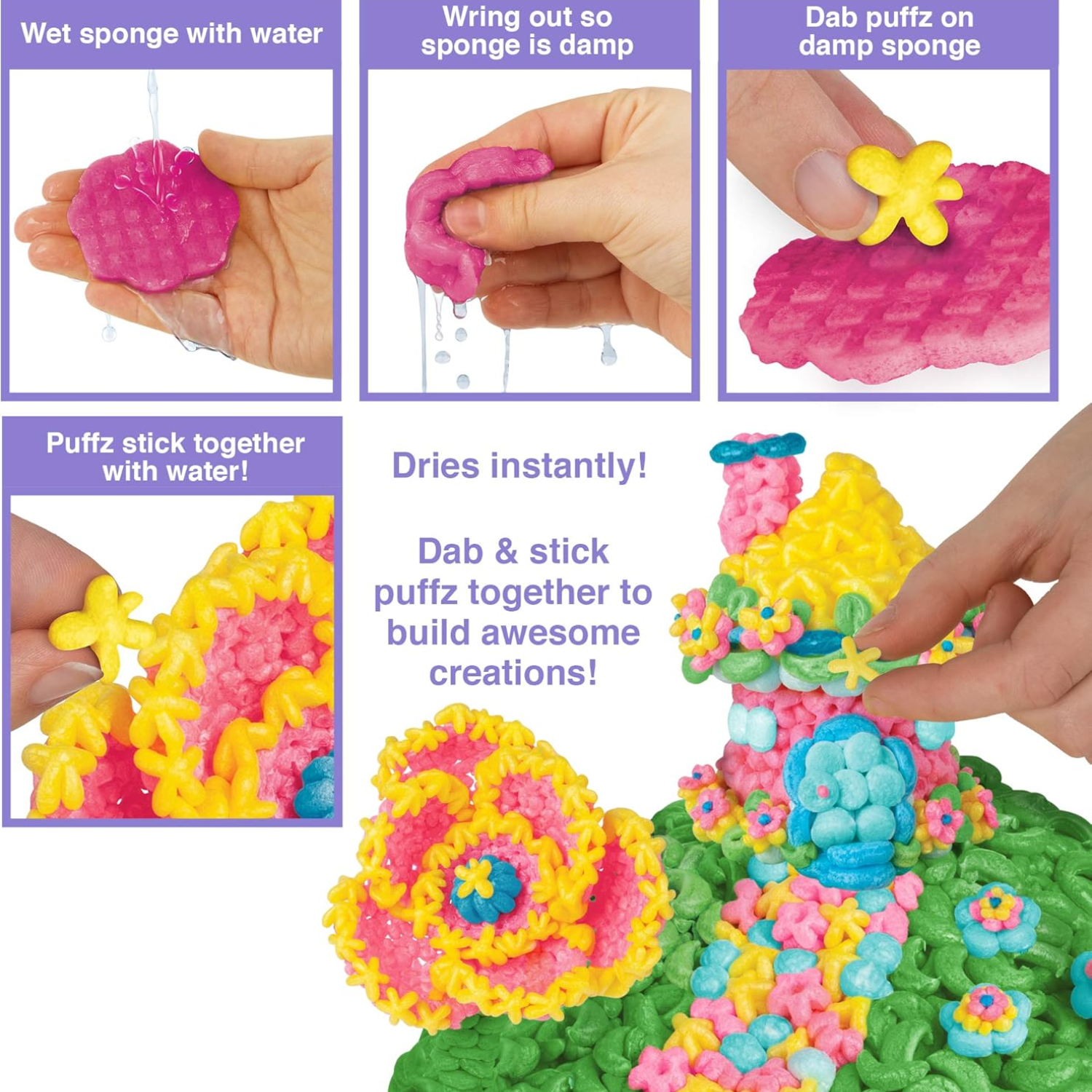 ORB CloudPuffz Fairies Design Kit Build Magical Worlds + Surprise Pet Inside 6+