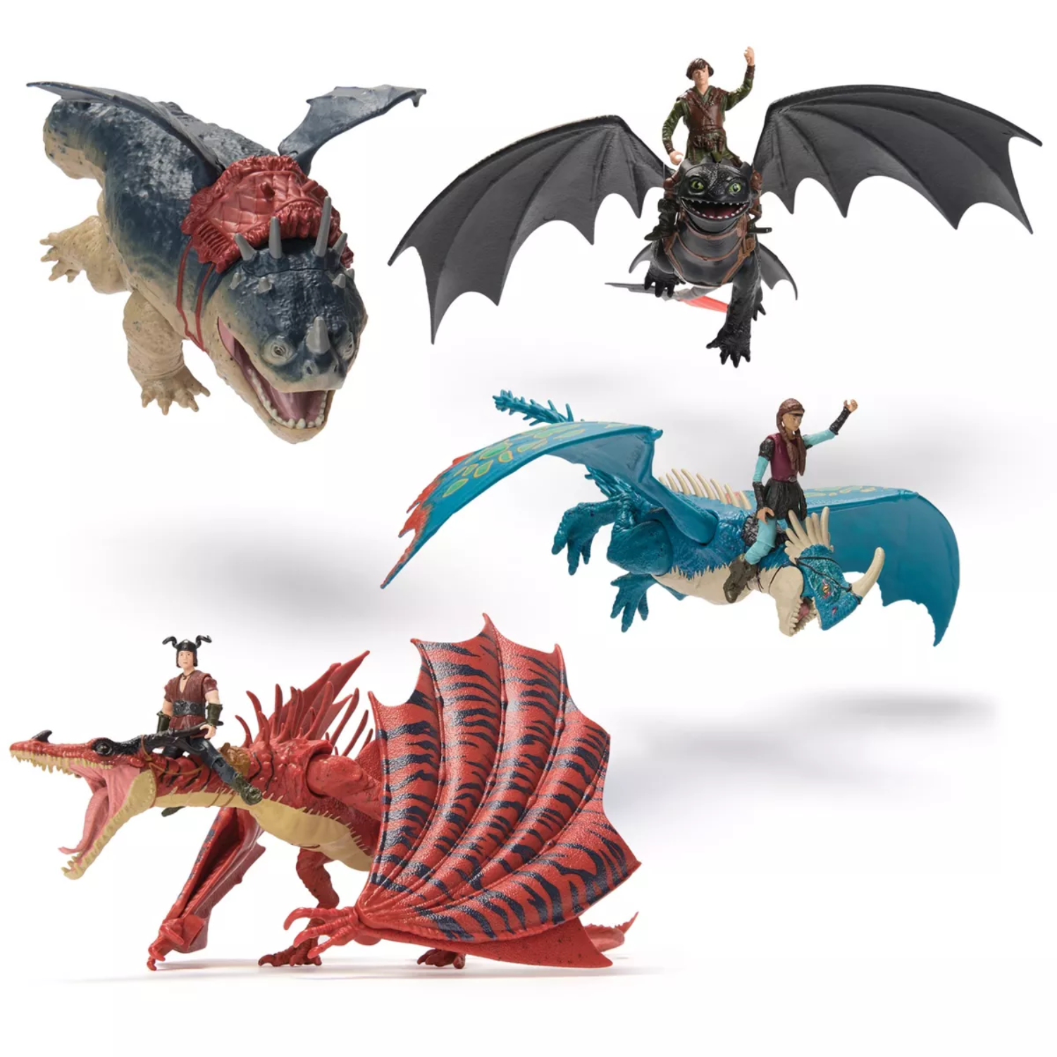 How to Train Your Dragon Final Battle Figure Set Toothless Hiccup New Toy