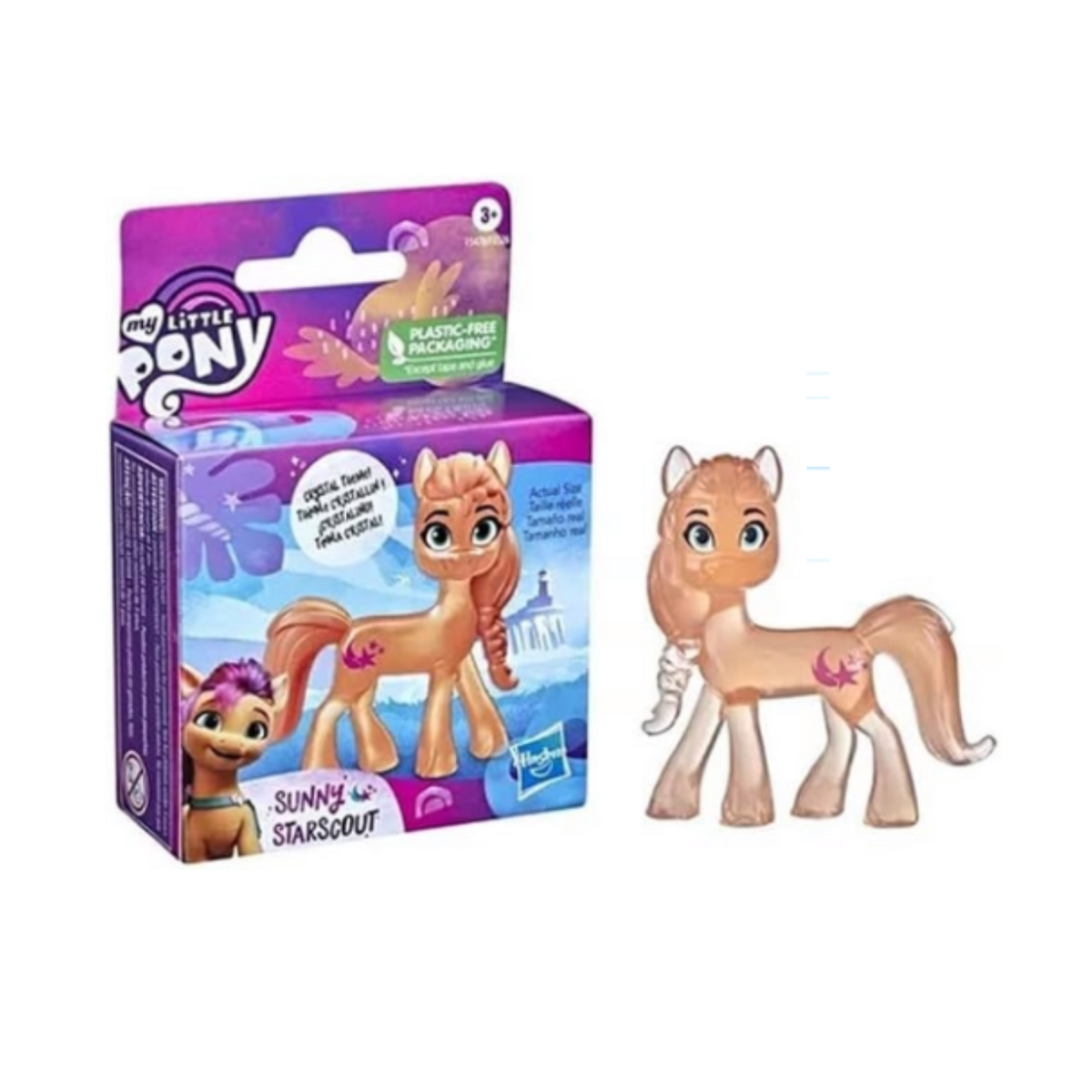 My Little Pony Sunny Starscout A New Generation 2 Inch Mini Crystal Pony Figure