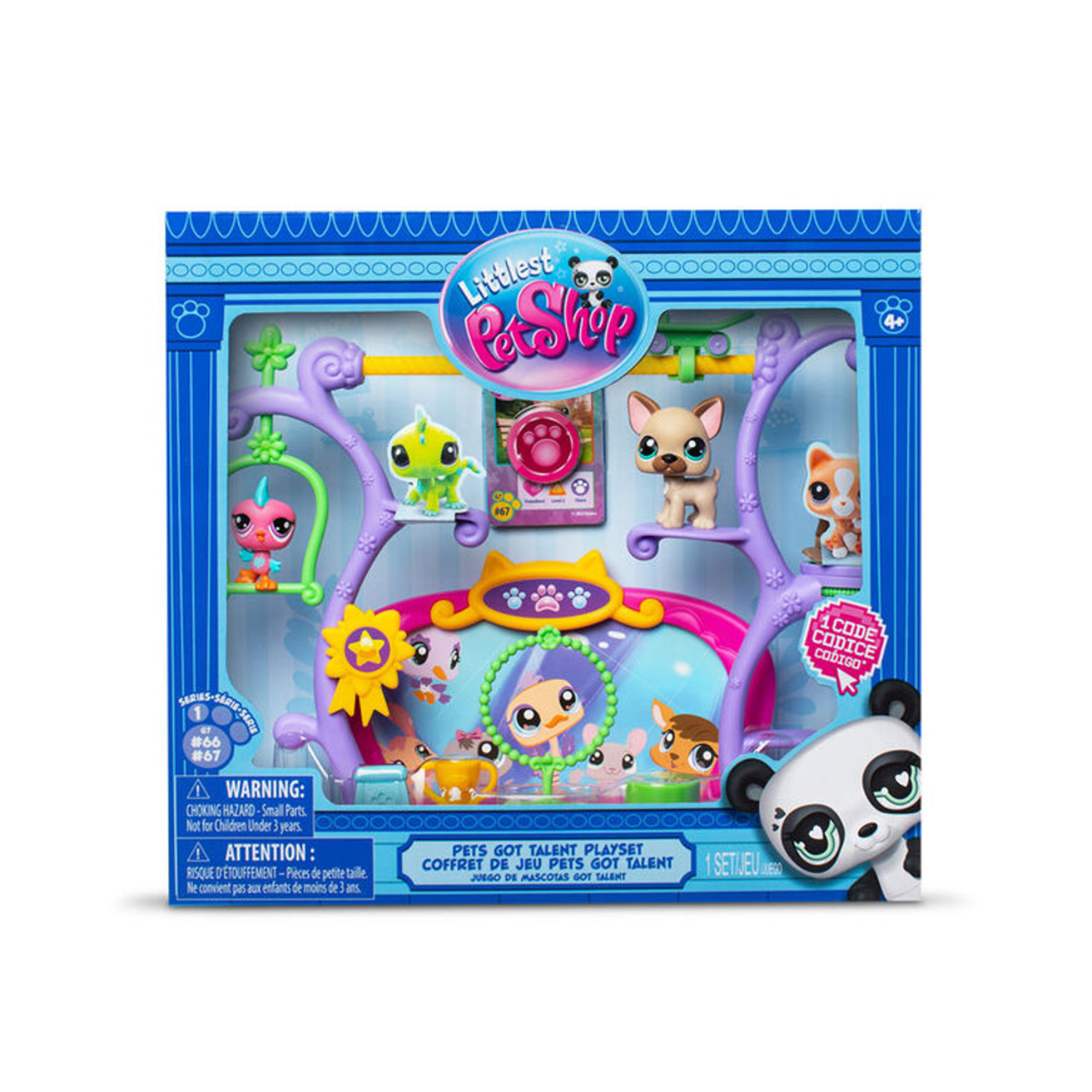 Littlest Pet Shop Pets Got Talent Playset Collectible Figures Accessories 3+