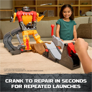 Monster Jam Smash & Bash SmashBot Playset with Launcher Monster Truck