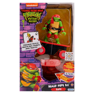 Teenage Mutant Ninja Turtle Raphael Half Pipe RC Vehicle Ages 5+ New Toy