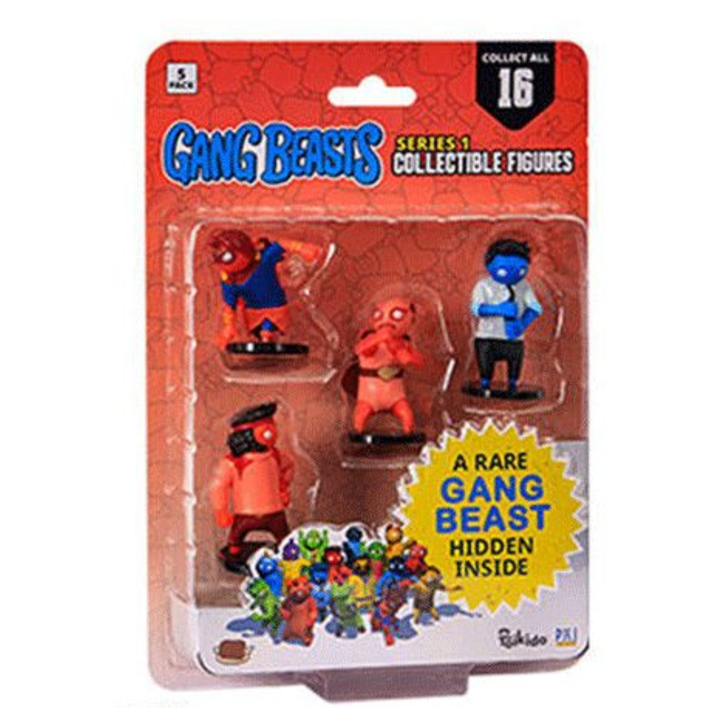 Gang Beasts 5 Pack Figures Assorted Ages 6+ New Collectible Toy Video Game