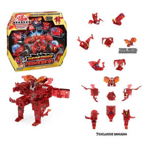 BAKUGAN GeoForge Dragonoid 7-in-1 Includes Exclusive True Metal Battle Cards Fun
