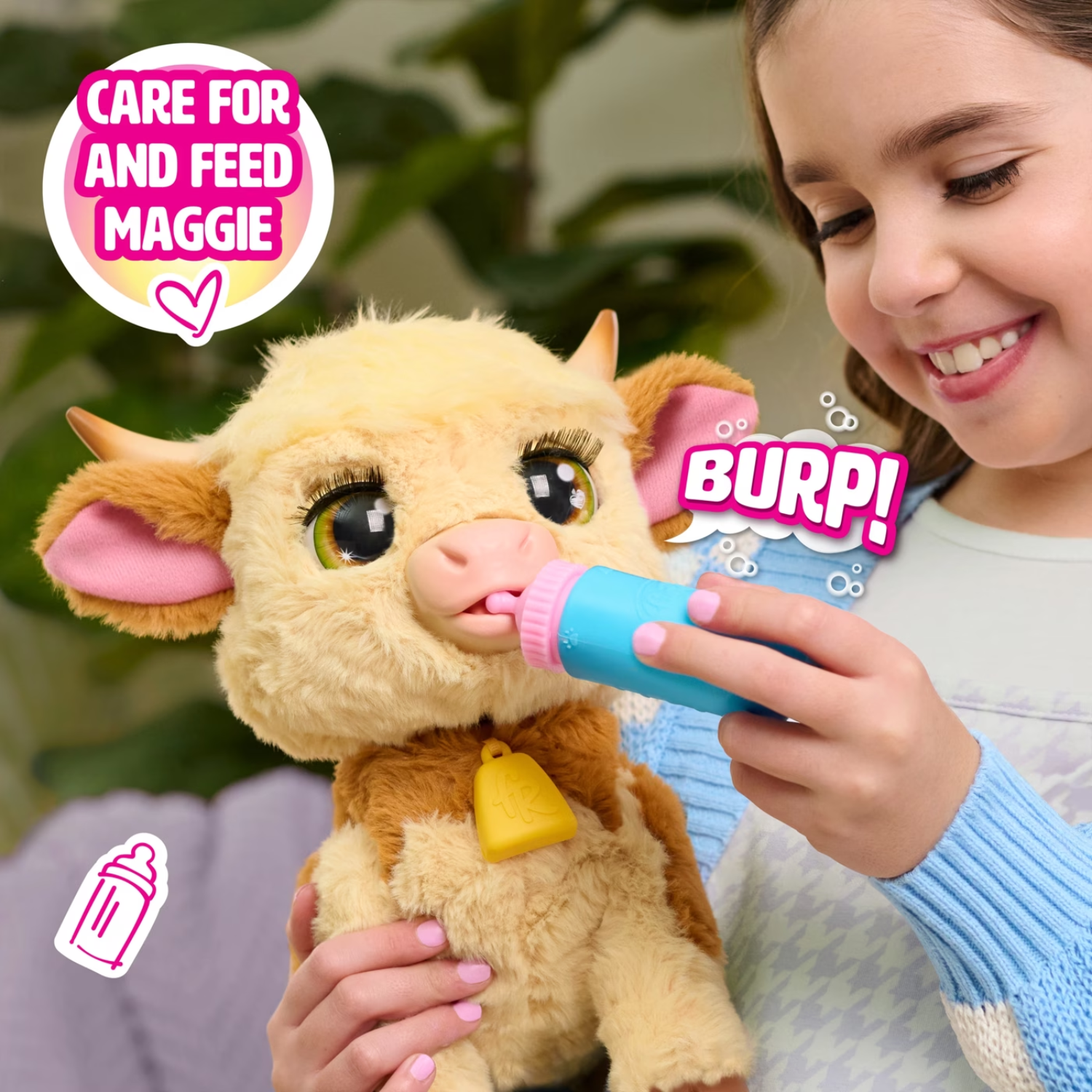FurReal Friends Maggie the Feed and Follow Cow New Toy Play Gift