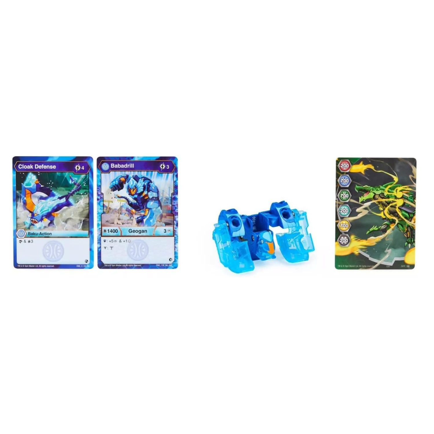 Bakugan Geogan Rising Aquos Babadrill Figure for Kids Age 6 Plus Part 5 of 7