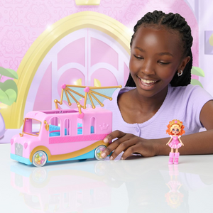 Royale High Styling Bus Official Playset with Doll Accessories Kids Toy Ages 3+