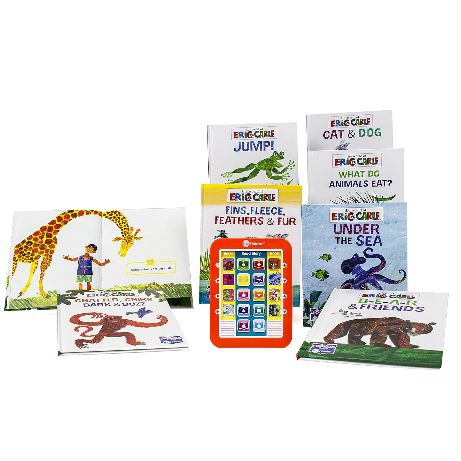World of Eric Carle Me Electronic Reader and 8 Book Library Sound Book for Kids