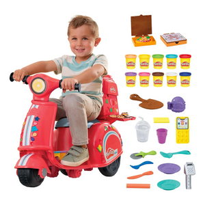 Play-Doh Pizza Delivery Scooter Playset Large Ride-On Play Food New Toy Car