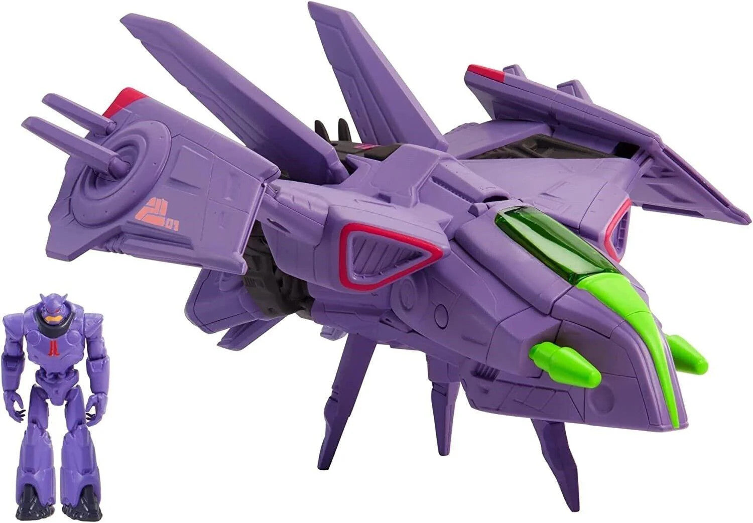 Disney Hyperspeed Series Zurg Fighter Ship Toy Story Plane Play