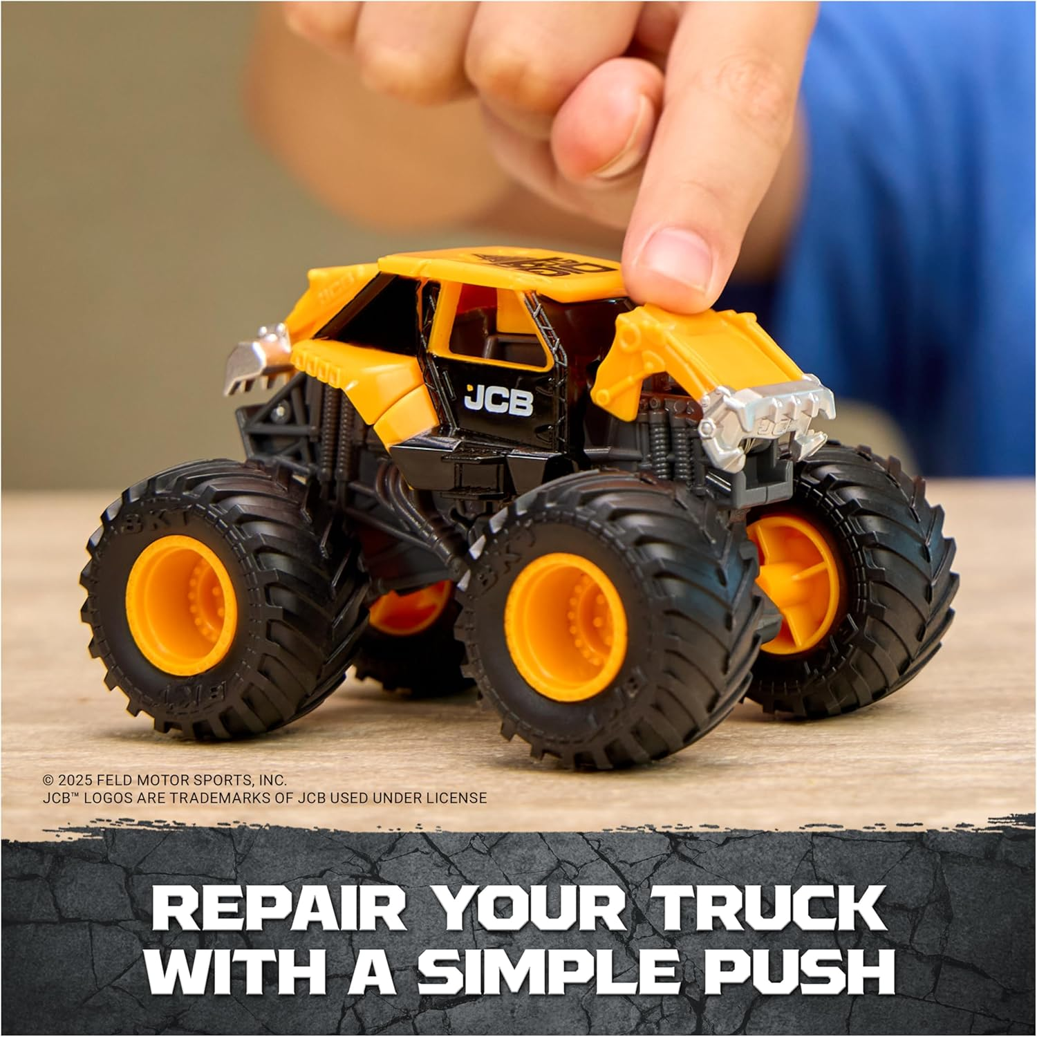 Monster Jam Smash & Bash SmashBot Playset with Launcher Monster Truck