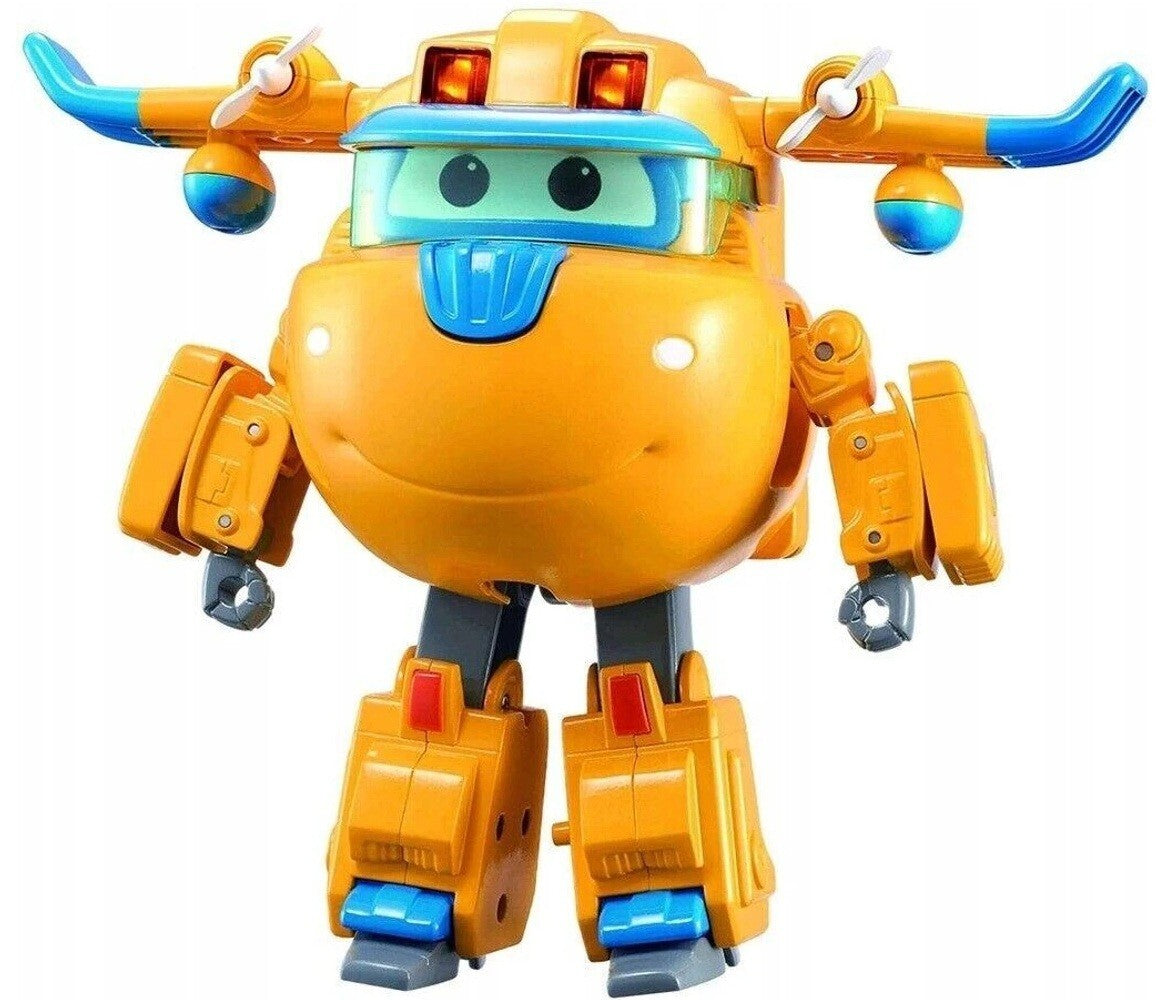 Super Wings Donnie 6 Inch Deluxe Transforming Super Charged Jett Airplane Toy