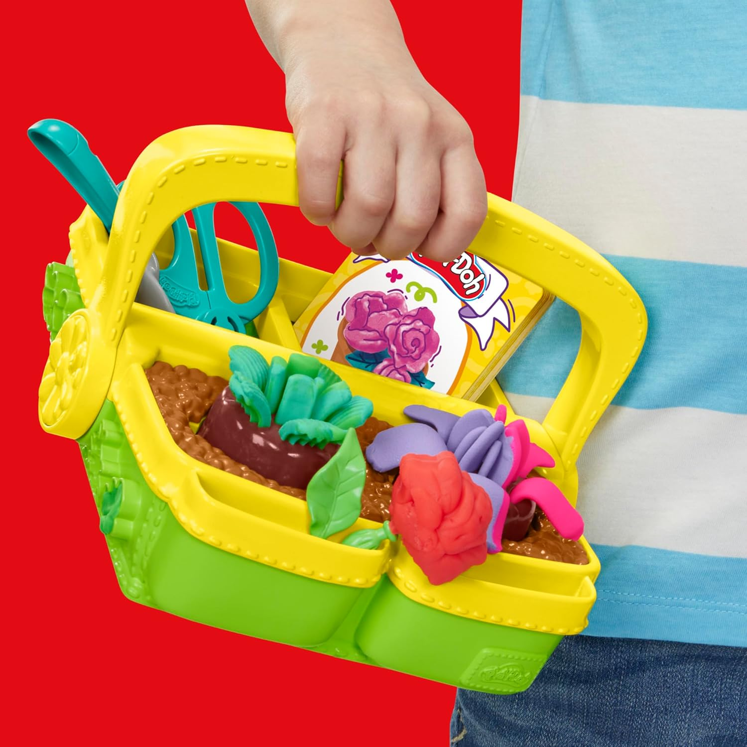 Play-Doh Blooming Flower Garden Toy Playset Nature Pretend Play New Toy