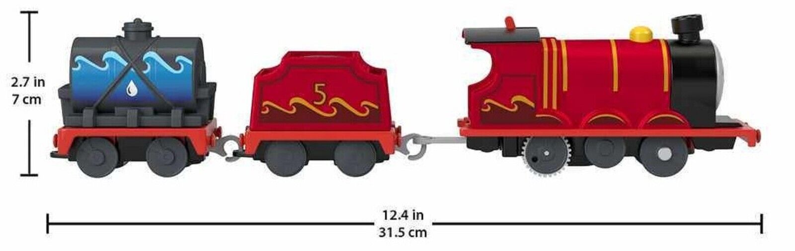 Thomas & Friends Motorized Splash Tank James Ages 3+ New Toy Train Race Play