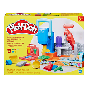 Play-Doh Stamp And Saw Tool Bench Playset Construction New Toy