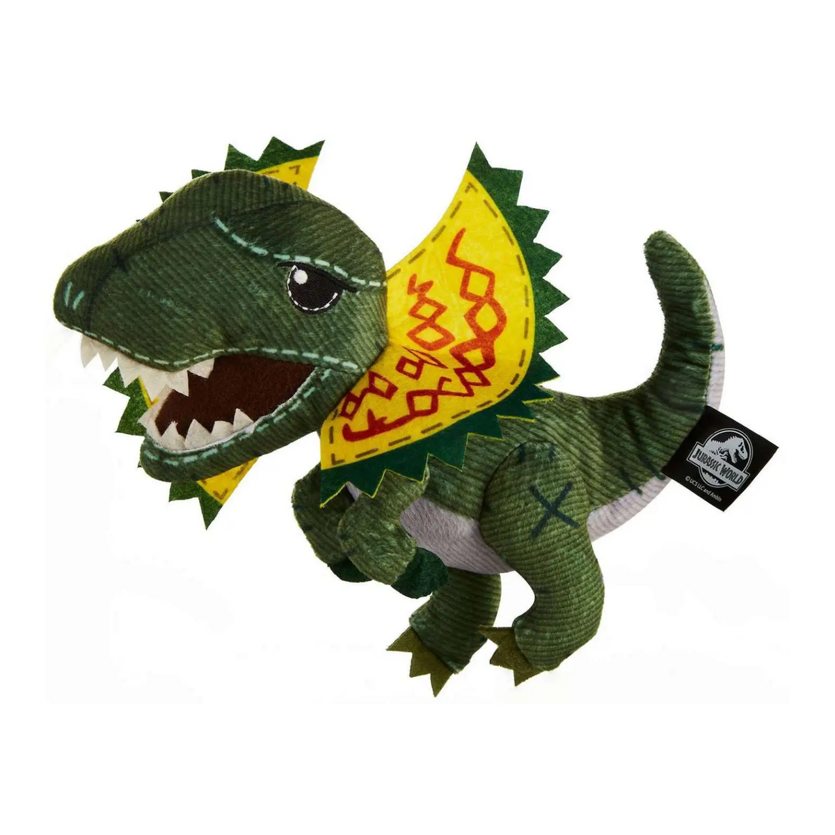 Jurassic World Stitchlings Dilophosaurus 6-Inch Soft Plush Sound New Toy
