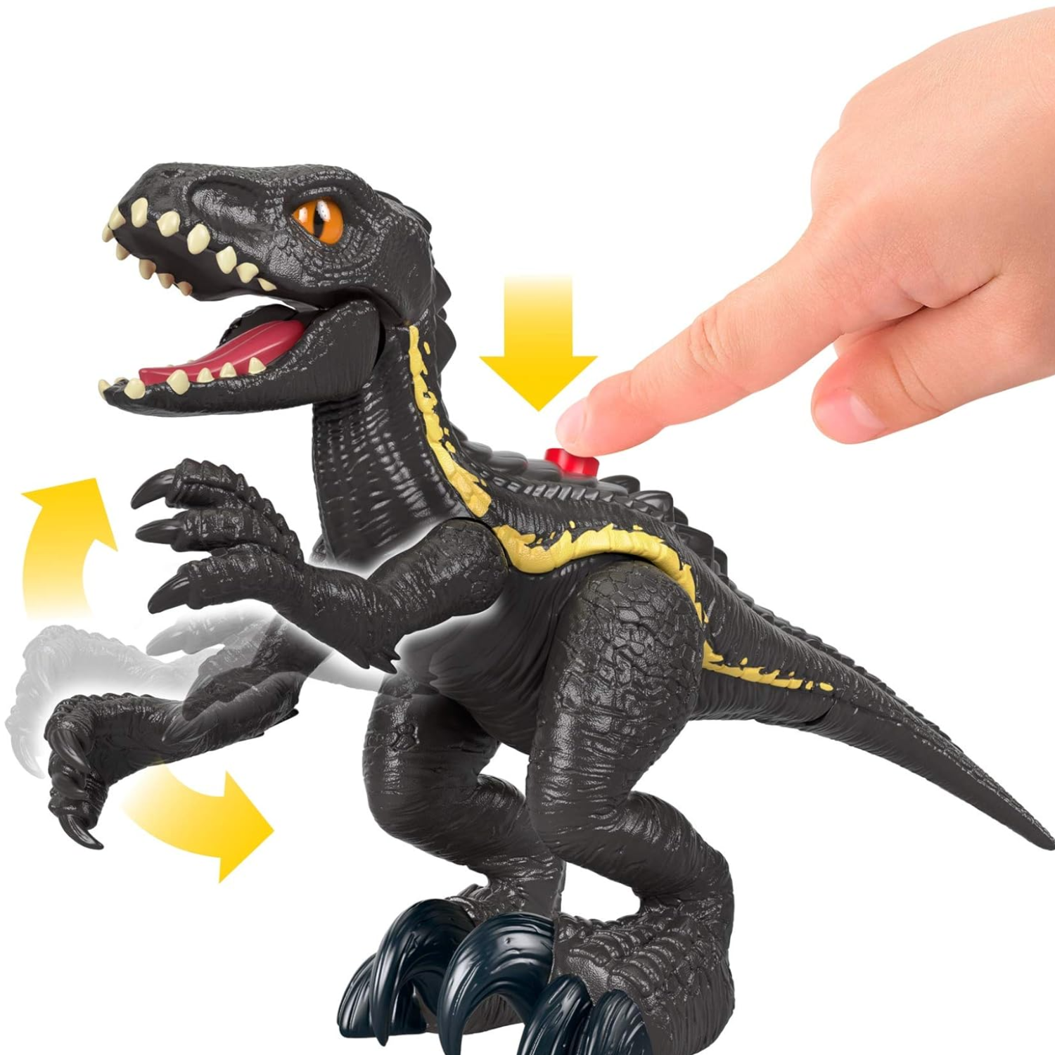 Imaginext Jurassic World Indoraptor & Maisie Figure Playset Dinosaur Action Toy