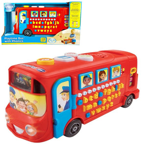 Vtech Playtime Bus with Phonics Letters Preschool Learn with Sounds Play Gift