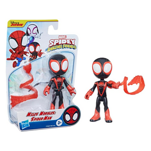 Spidey and His Friends 10 CM Miles Morales Spiderman With Accessory New Toy