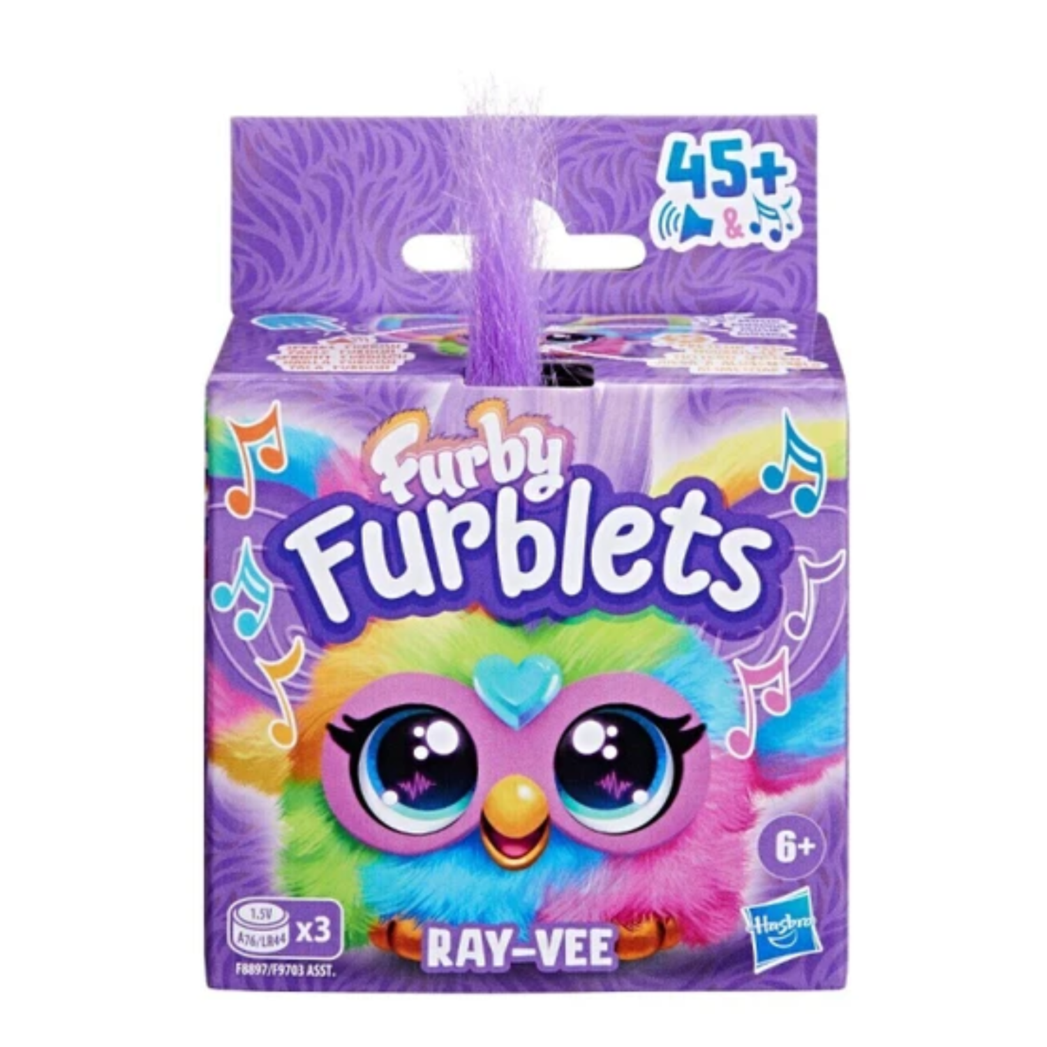 Furby Furblets Mini Electronic Plush Toy Assorted Ages 6+ Toy 45+ Sounds Ray-Vee