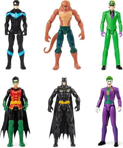 DC Comics Batman 6-Pack 12 Inch Batman Robin Nightwing Joker Riddler Copperhead