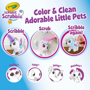 Crayola Scribble Scrubbie Pets Boutique Spray Little Pets Avengers Action 4+