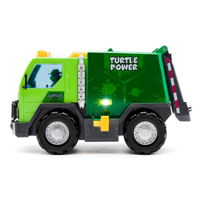TMNT Thrash N Battle Garbage Truck Transforming Vehicle Lights Sounds Toy Age 3+