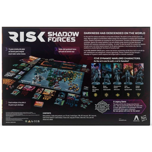 Risk Shadow Forces Strategy Game Legacy Board Game 3-5 Players Ages 13+ Mission