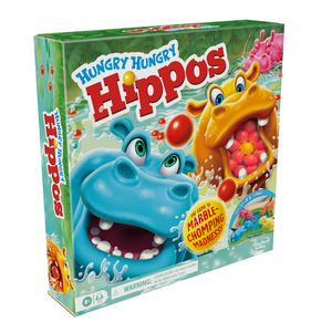 Hungry Hungry Hippos Classic Marble Chomping Board Game Fun Playset 2-4 Kids 4+