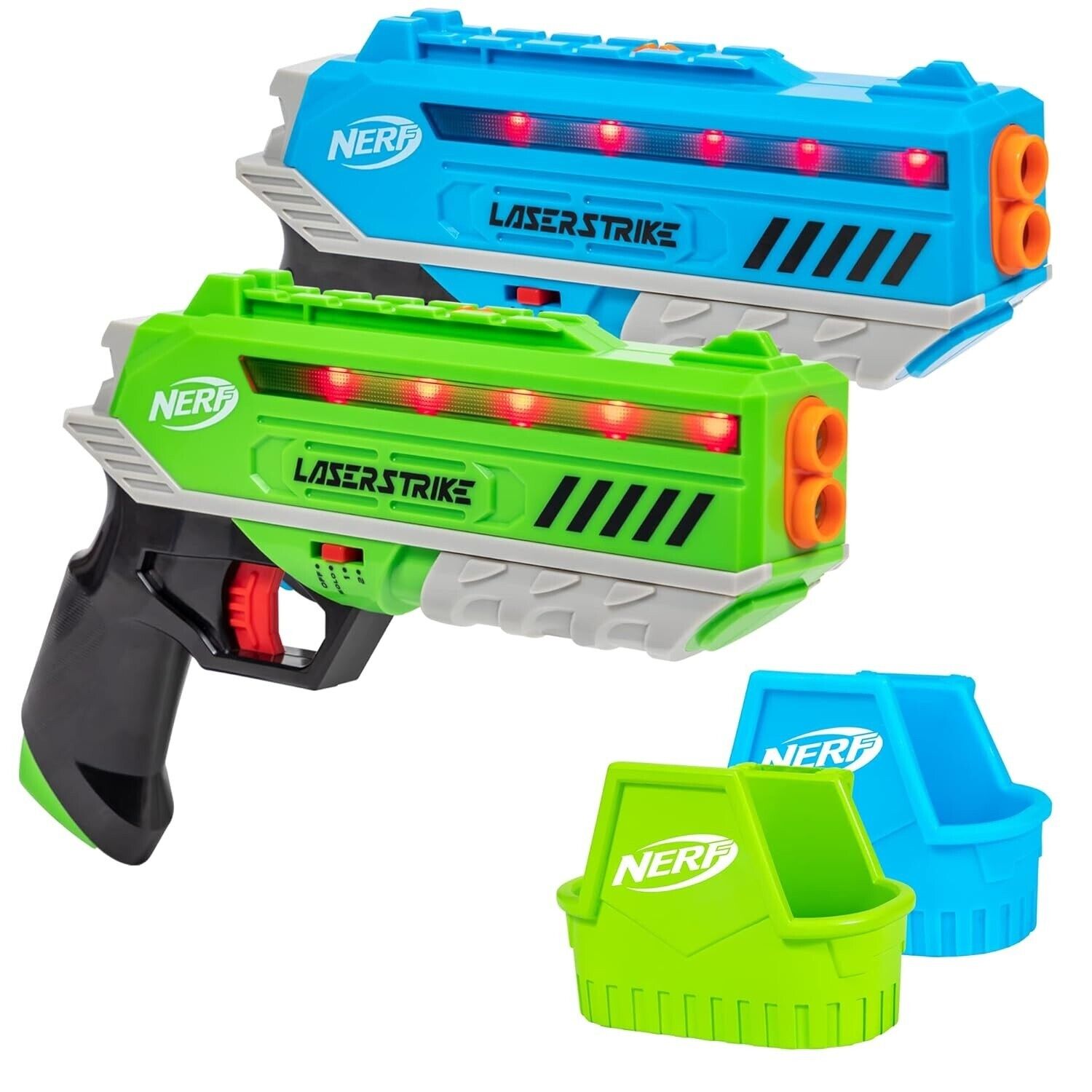 Nerf Laser Strike 2 Player Laser Tag Game Pack Blasters Outdoor Play New Toy