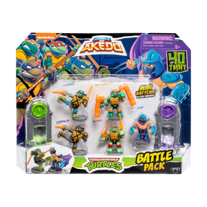 Akedo Teenage Mutant Ninja Turtles Battle Pack Mini Battling Warriors New Toy