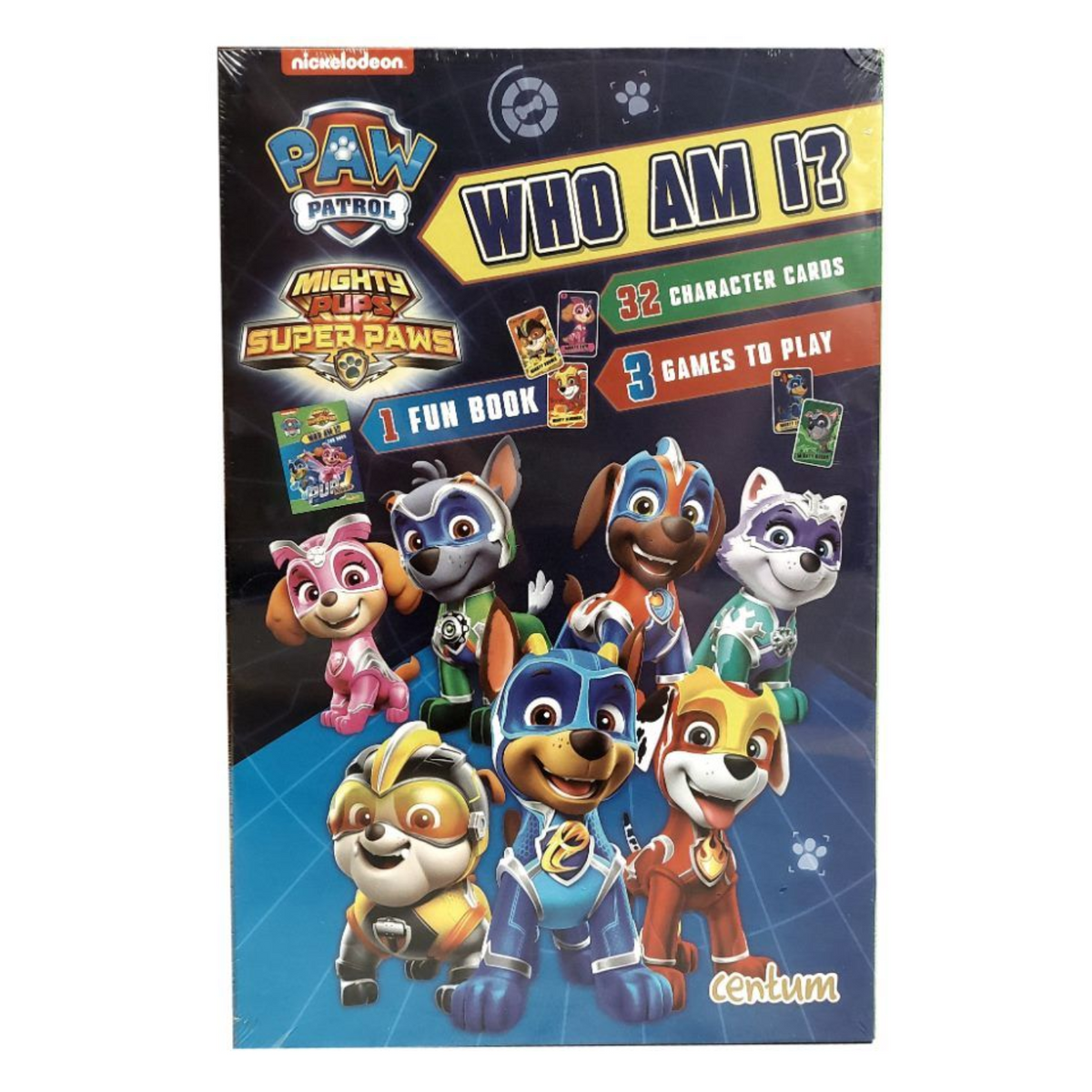 Paw Patrol Who Am I Games And Book Pack New Toy Mighty Pups Super Paws