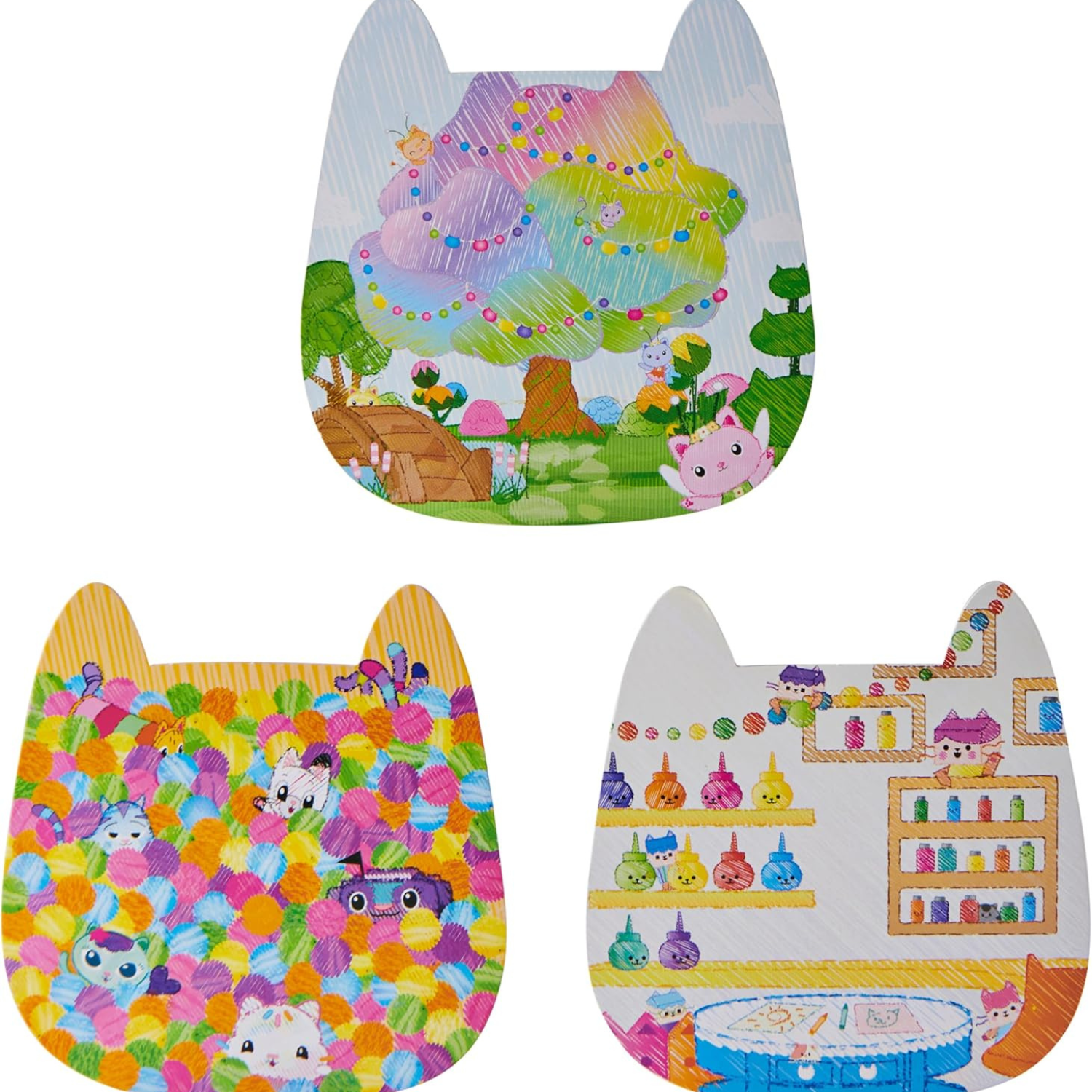 Gabby’s Dollhouse Deluxe Craft Doll Set with Water Pad & Baby Box Cat Toy 3+