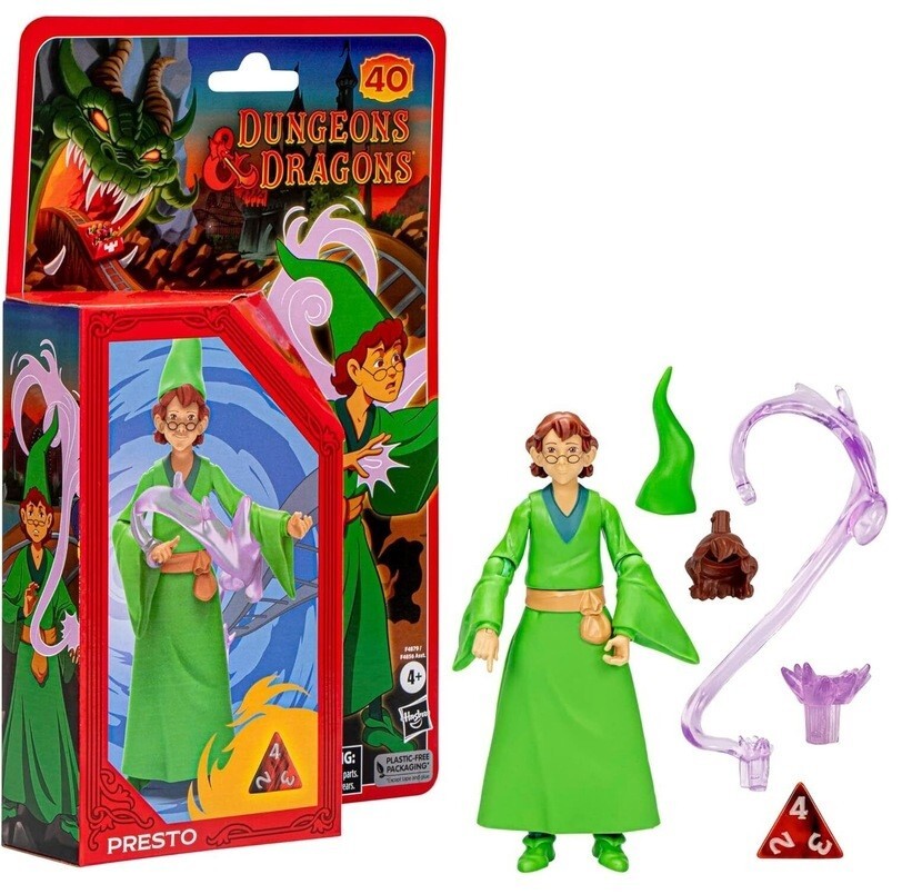 Dungeons and Dragons Action Figure 6 Inch Eric Presto Sheila Video Game Cartoon