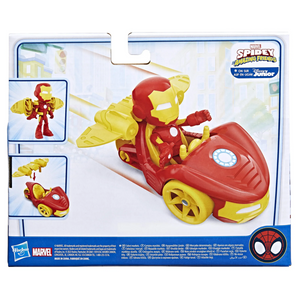 Spidey And Friends Iron Racer Vehicle Ironman With Accessory New Toy Iron Man