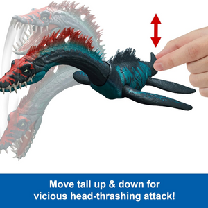 Jurassic World Chaos Theory Styxosaurus Dinosaur Figure Head Chomp Play Ages 4 +