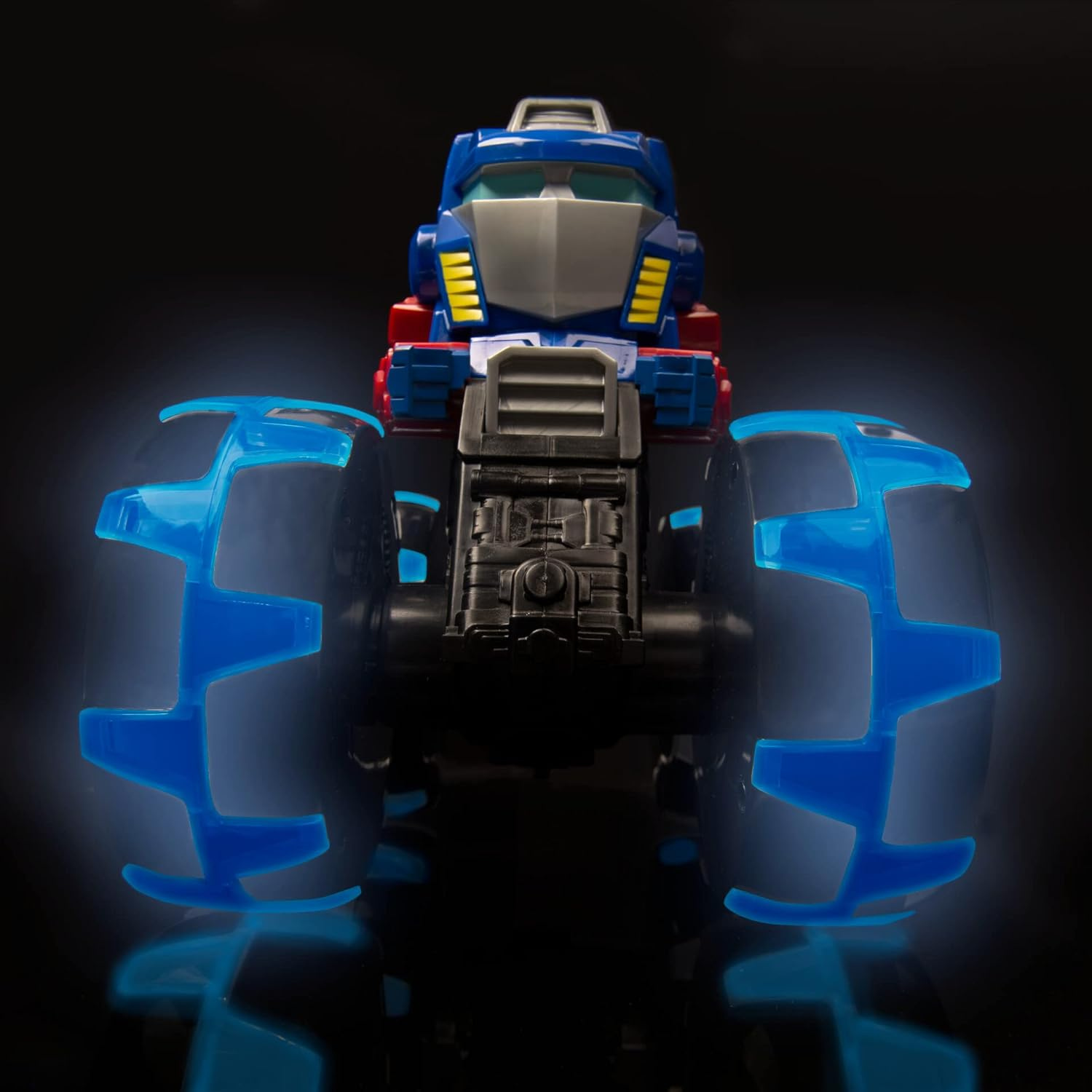Transformers Optimus Prime Monster Treads Truck with Light-Up Wheels Toy