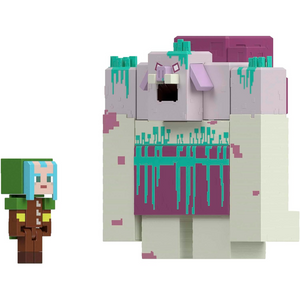 Minecraft Legends Devourer Figure with Slime Attack & Ranger 3.25 Inch Toy
