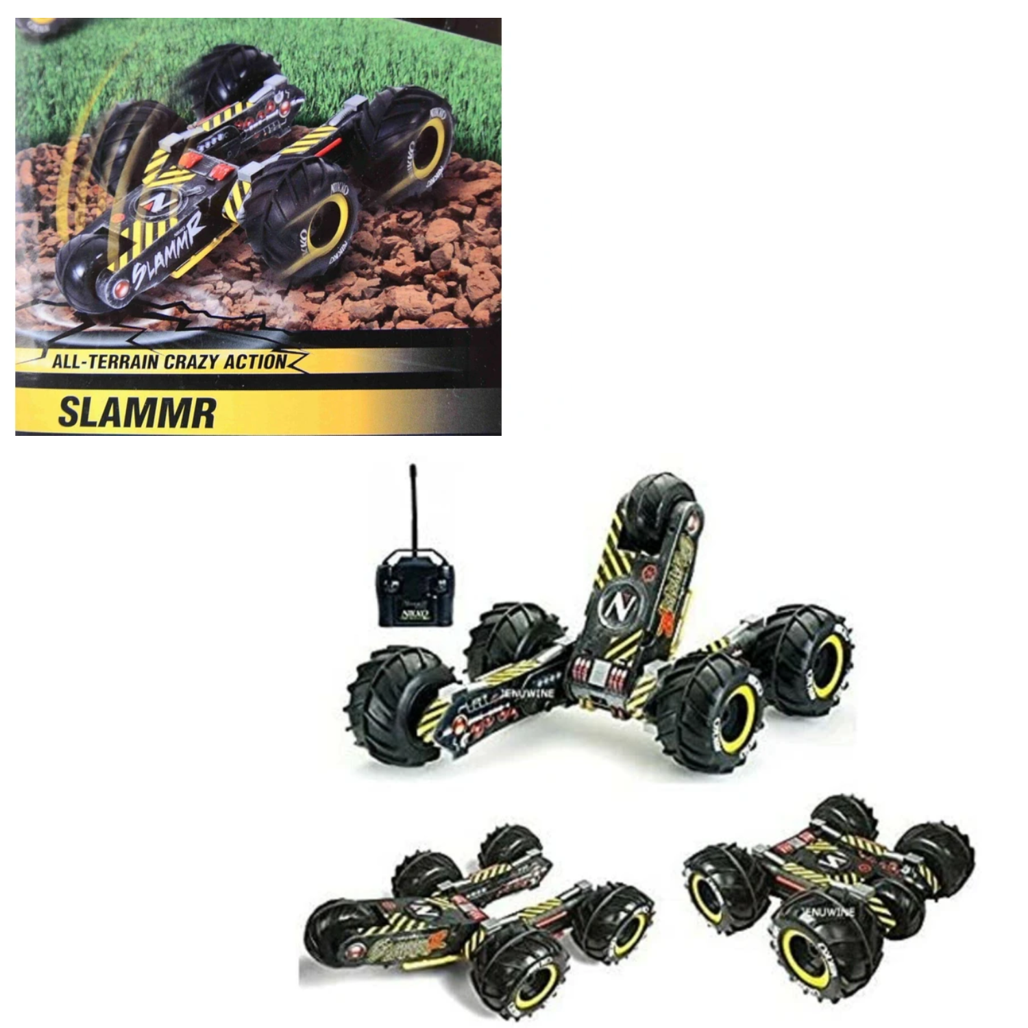 Nikko Sports Radio Control 4WD 360 Degree Slammer Remote Control Car Buggy Trans