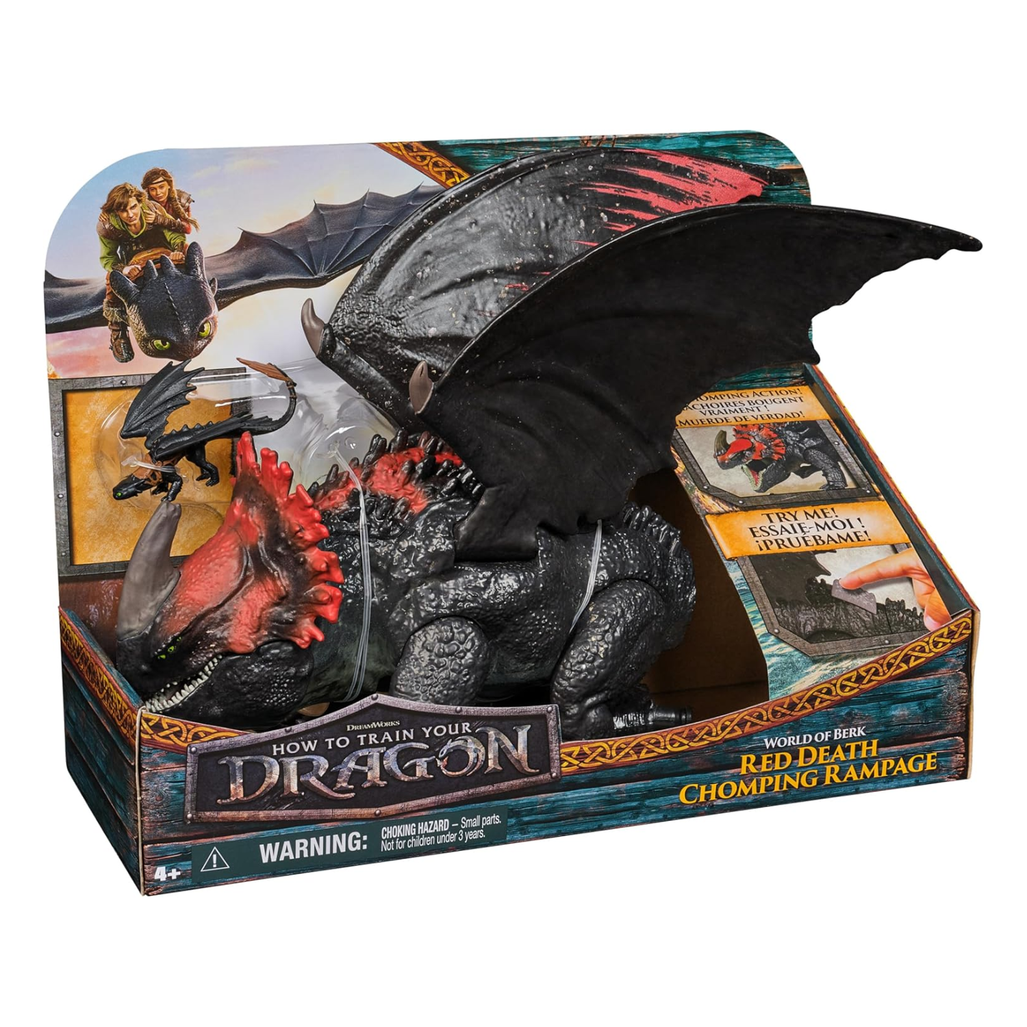 How to Train Your Dragon Red Death World of Berk Chomping Rampage