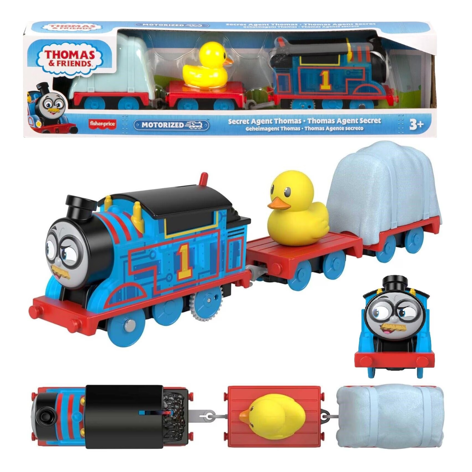 Thomas & Friends TrackMaster Agent Thomas Motorized Die-Cast Train Ages 3+ Toy