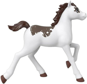 Spirit Untamed White Brown Foul Riding Free Collector Horse Ages 3+ Toy Pony