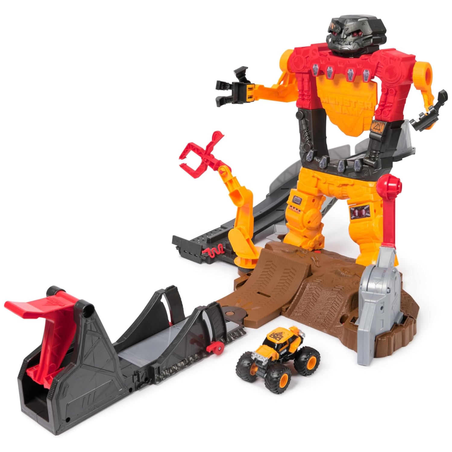 Monster Jam Smash & Bash SmashBot Playset with Launcher Monster Truck